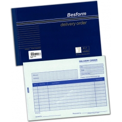  BESFORM Delivery Order Pad BSDO, 25x3-ply