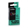  CASIO EZ-Labelling Tape 12mm (Black on Green)