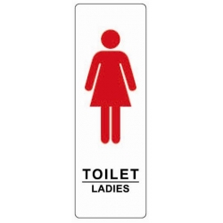  COSMO Acrylic Signage "Ladies Toilet Sign"