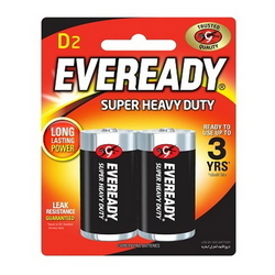  EVEREADY D Battery, 2's