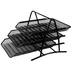  DELI Mesh Document Tray 9181, 3-Tiers