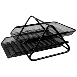  DELI Mesh Document Tray 9183, 2-Tiers