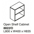  SHINEC Open Shelf Cabinet 8822/O (Grey)