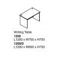  SHINEC Writing Table 1200 (Grey)