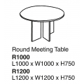  SHINEC Round Meeting Table R1000 (Grey)