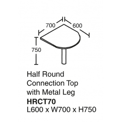  SHINEC Connection Top w/Metal Leg (Cherry)