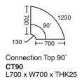  SHINEC Connection Top CT90 (Grey)