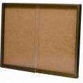  Cork Notice Board w/ Sliding Glass, 3'x4'