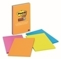  Anniversary Sales - 3M Post-It® Lined Super Sticky Notes, 4" x 6" x 4Pads/Pack (4621-SSAU)