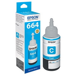  EPSON Ink BottleT664200 (Cyan)