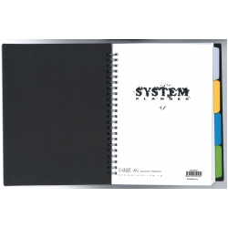  U-GRADE Index Ring Book, A5 (Black)