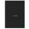  AZONE Uno Ringfix Notebook, A4 (Black)