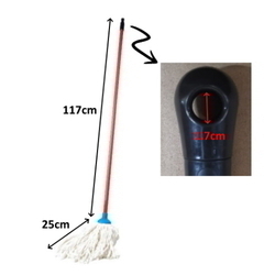  Soft Mop with 4' Metal Stick (M) LN-202
