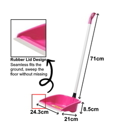  Plastic Dustpan with 2.5FT Stick