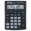  Anniversary Sales - AURORA 12 Digits Desktop Calculator Black (DT268V)