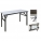  Foldable Table KK4060, 120cmW x 60cmD x 76cmH