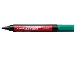  UNI Permanent Marker 320F, Bullet (Green)