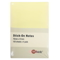  POP BAZIC Sticky Note Pad 3x2" 4P, 100's