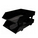  HK Plastic Tray 628, 2-Tiers (Black)