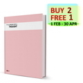  POP BAZIC Hard Cover book, F5 120pg (Pink)