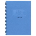  AZONE Team Ring Notebook, A4 (Blu)