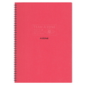  AZONE Team Ring Notebook, A4 (Red)