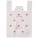  Plastic Singlet Bag White - M (15" x 16.8")