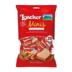  LOACKER Minis Napolitaner 200g/20's