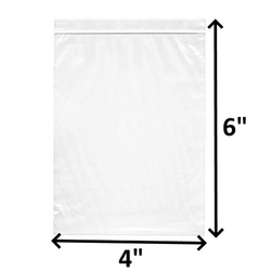  Zip Lock Bag 0.05mm 4" x 6", 100'S