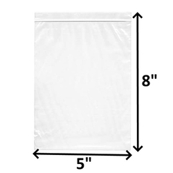  Zip Lock Bag 0.05mm 5" x 8", 100'S