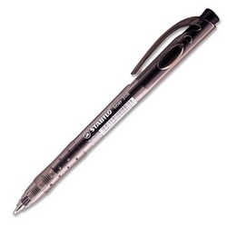  STABILO Retractable Ballpoint Pen 308, 0.7mm (Black)