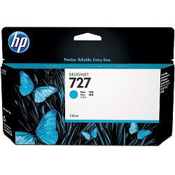  HP 727 Ink Cart 130ml (Cyan)