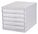  Anniversary Sales - POP BAZIC File Cabinet 1003, 5 Drawer (Clear)