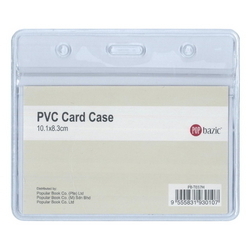  POP BAZIC Soft ID Card w/Zip-Lock T-037H (Horizontal)