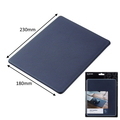  ELECOM Leather Mouse Mat XL (Navy)