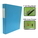  POP BAZIC PP 2D Ring File, 1.5" A4 (S.Blu)