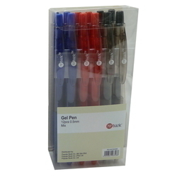  Anniversary Sales - POP BAZIC Gel Plus Pen, 0.5mm 12's (Assorted Colour)