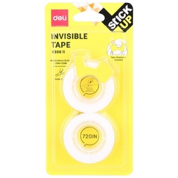  DELI Invisible Tape 30611, 18mm x 18.3m 2's