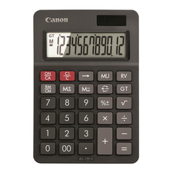  CANON 12-Digits Duo-Calcuator AS120 II