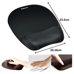  Office Equipment Sales - FELLOWES Memory Foam Mousepad With Wrist Rest, Black (9176501)