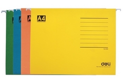  DELI Paper Hanging Folder 5468, A4 25's (Yel)