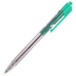  DELI Ballpoint Pen, 0.7mm 12's (Grn)