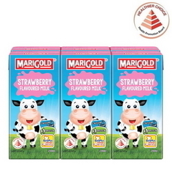  MARIGOLD Uht Milk, Strawberry 24's x 200ml