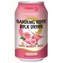  POKKA Bandung Rose Milk Drink, 300ml x 24's