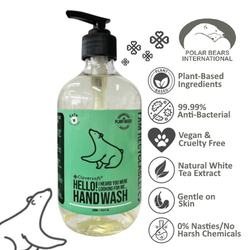 CLOVERSOFT Anti-Bacterial Hand Wash 500ml (White Tea)