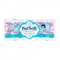  PURSOFT 3Ply Bathroom Roll 220 Sheets x 10 Rolls