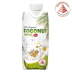  YEO'S 100% Natural Coconut Water 12's x 330ml (Packet)