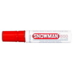  SNOWMAN Jumbo Permanent Marker Chisel 500 (Red)