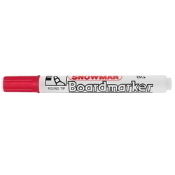  SNOWMAN Whiteboard Marker Bullet BG-12 (Red)