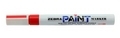  ZEBRA Perm. Paint Marker, 1.5mm (Red)